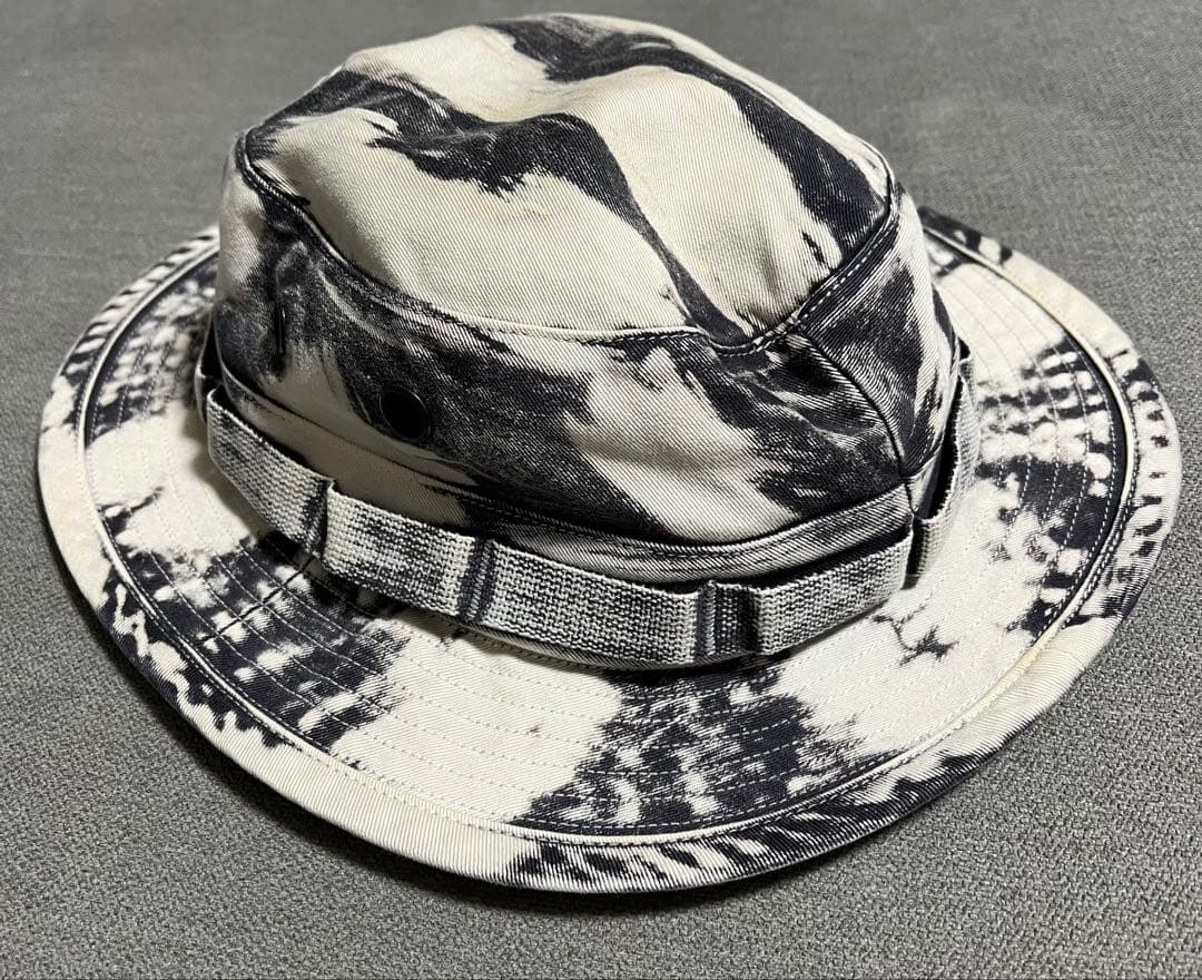 帽子 Supreme Bleached Chino Boonie Black S/M