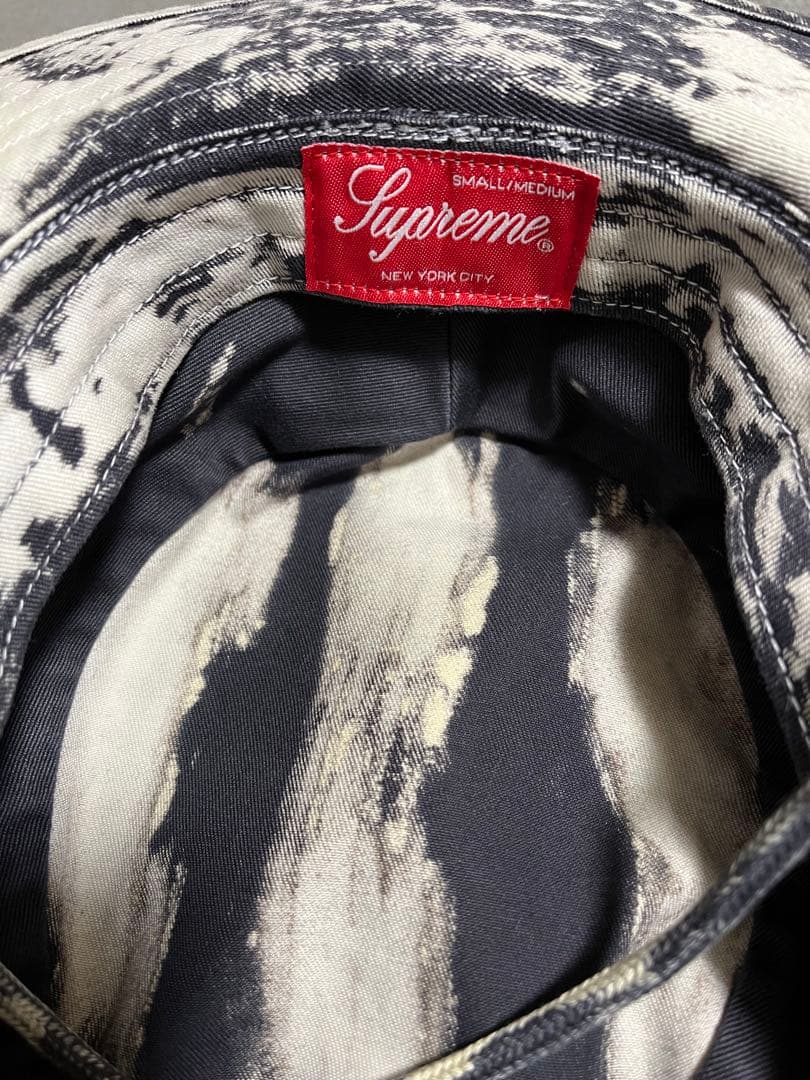 帽子 Supreme Bleached Chino Boonie Black S/M