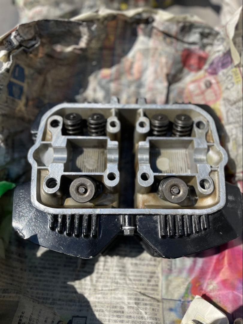 ホーク CB400N シリンダーヘッド ロッカーアーム セット オイルライン