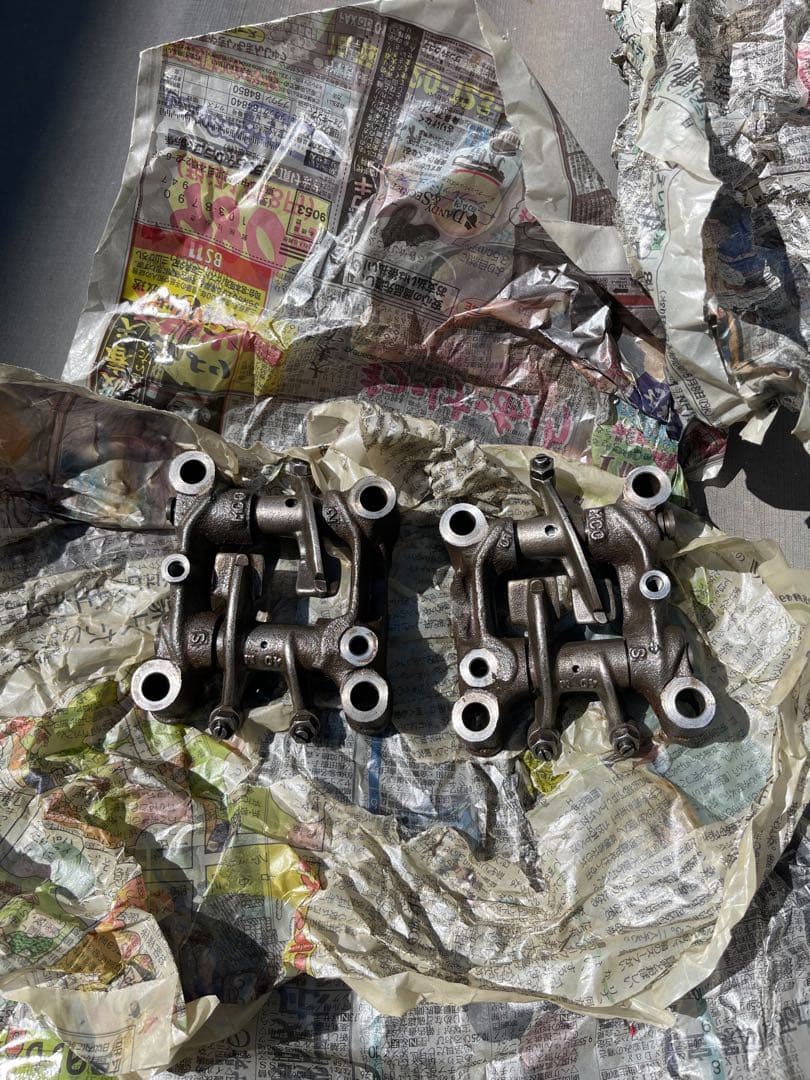 ホーク CB400N シリンダーヘッド ロッカーアーム セット オイルライン