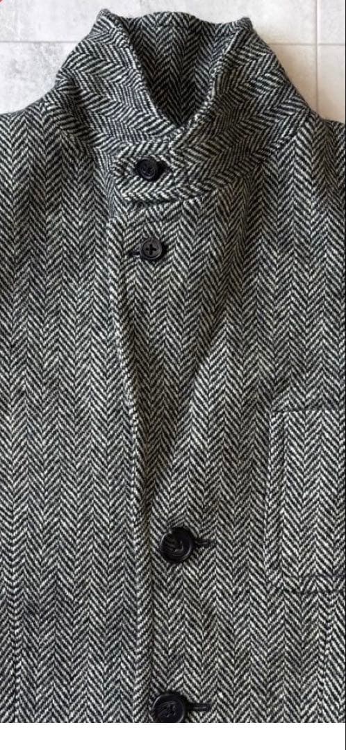 超可愛いラルフローレン ヘリンボーン エルボーパッチ テーラードジャケット