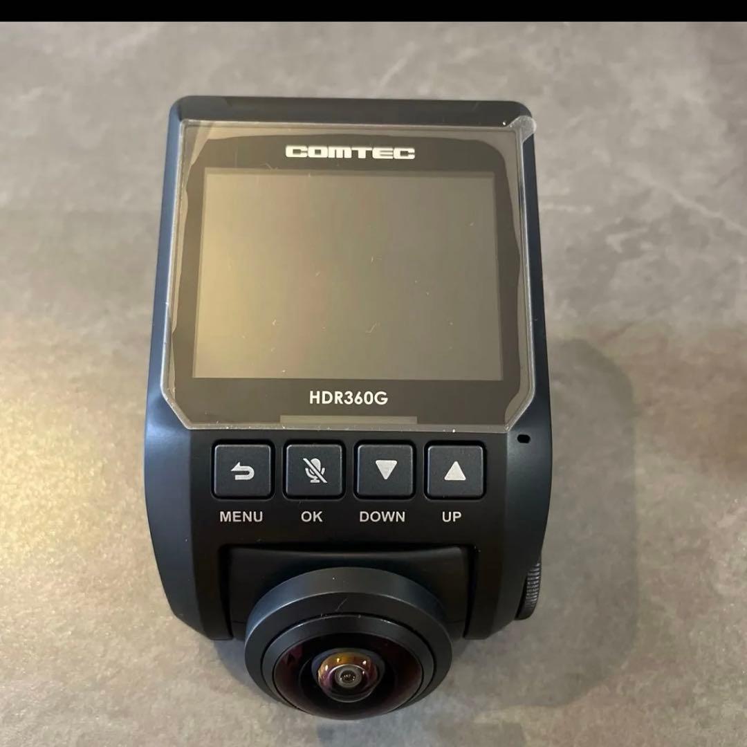 コムテック HDR360G HDR360GW 360°ドライブレコーダー