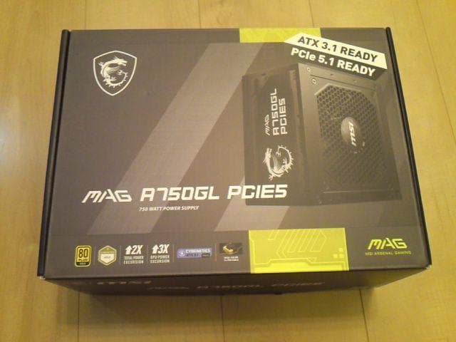 電源ユニット MSI MAG A750GL PCIE5