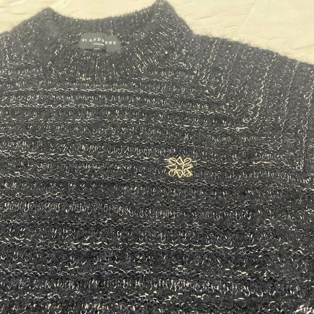 美品セントアンドリュースMブラックセーター