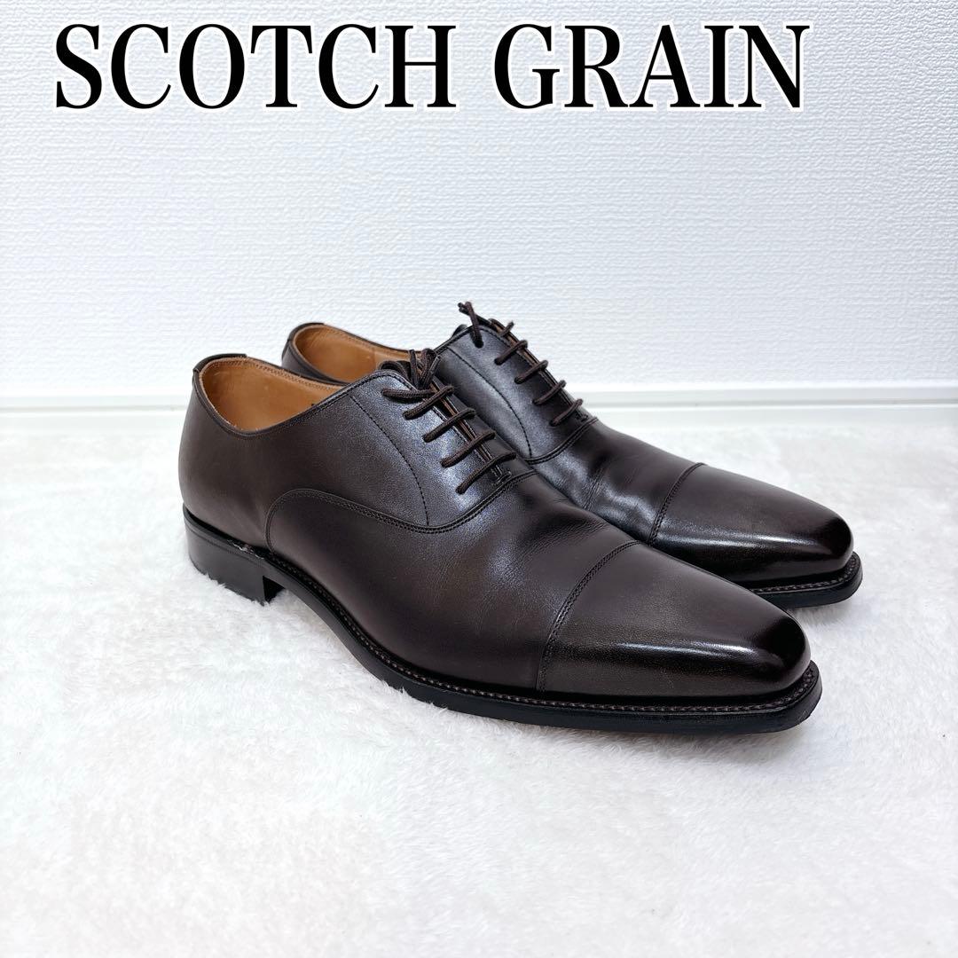 SCOTCH GRAIN ダークブラウン ドレスシューズ