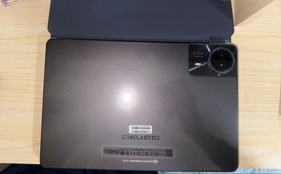 ABOUT TABLET 256GBストレージを搭載したT50HDタブレット。