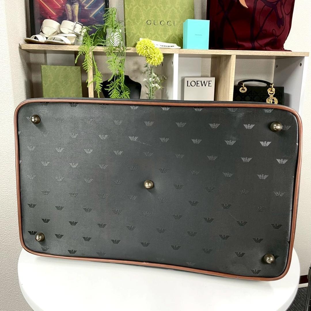 大容量 EMPORIO ARMANI 2way ボストンバック