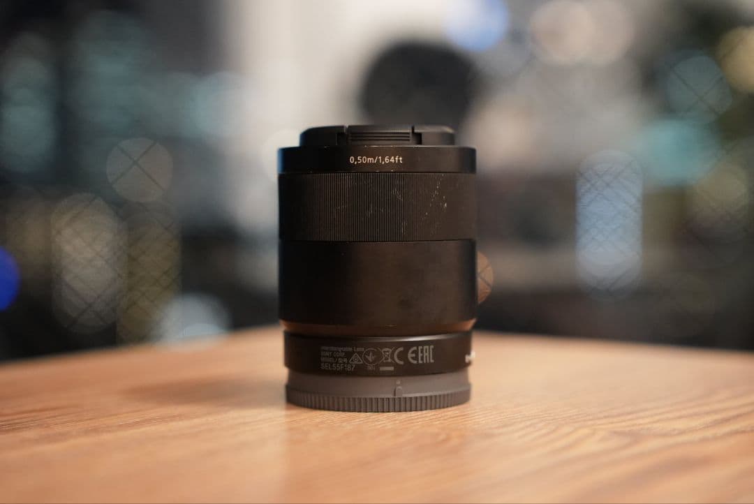 FE55mm f1.8 za 中古並品 2025年8月購入 sony