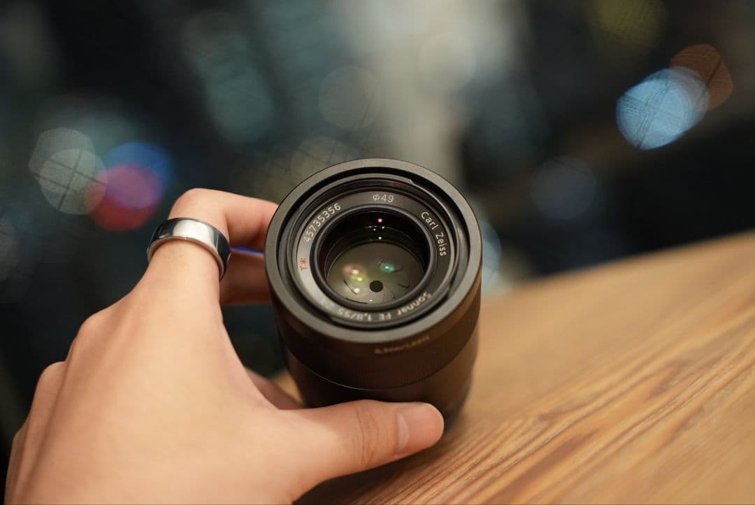FE55mm f1.8 za 中古並品 2025年8月購入 sony