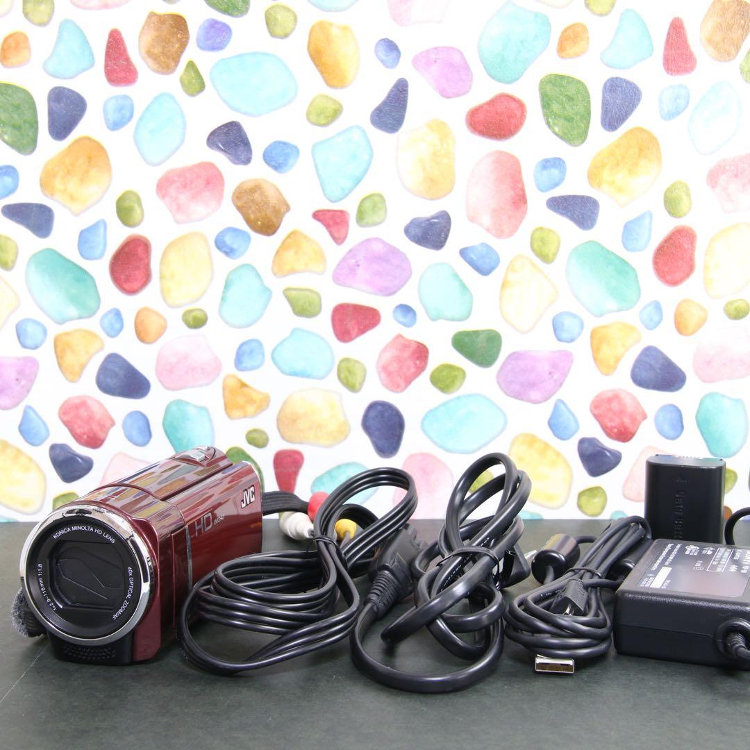 ♥︎◇JVC Everio GZ-HM460 ◇スマホ転送♪ ◇レッド