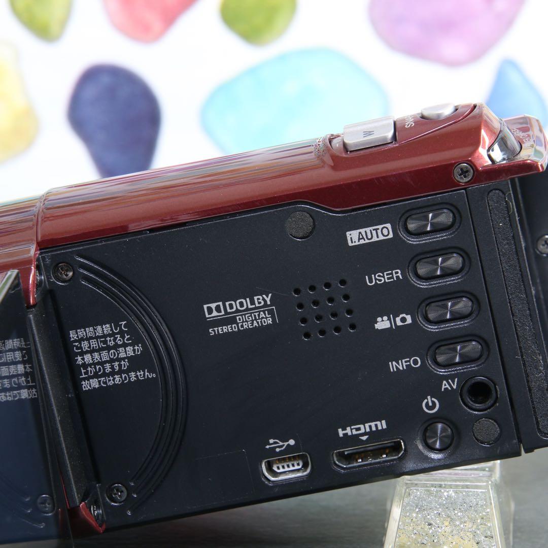 ♥︎◇JVC Everio GZ-HM460 ◇スマホ転送♪ ◇レッド
