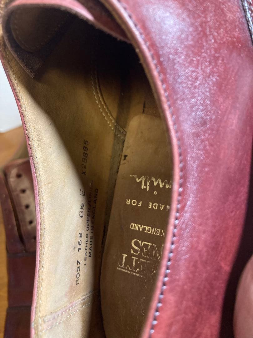 【定価152,000円】Hallam ポールスミス別注 希少カラー Uk6.5