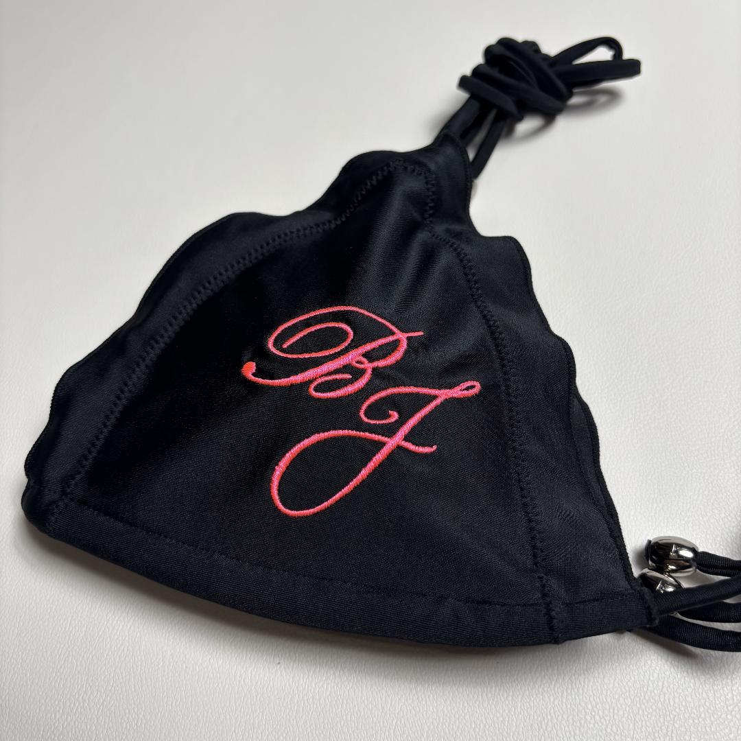 ベストボディジャパン公式決勝用ビキニ ブラック×ピンク Mサイズ