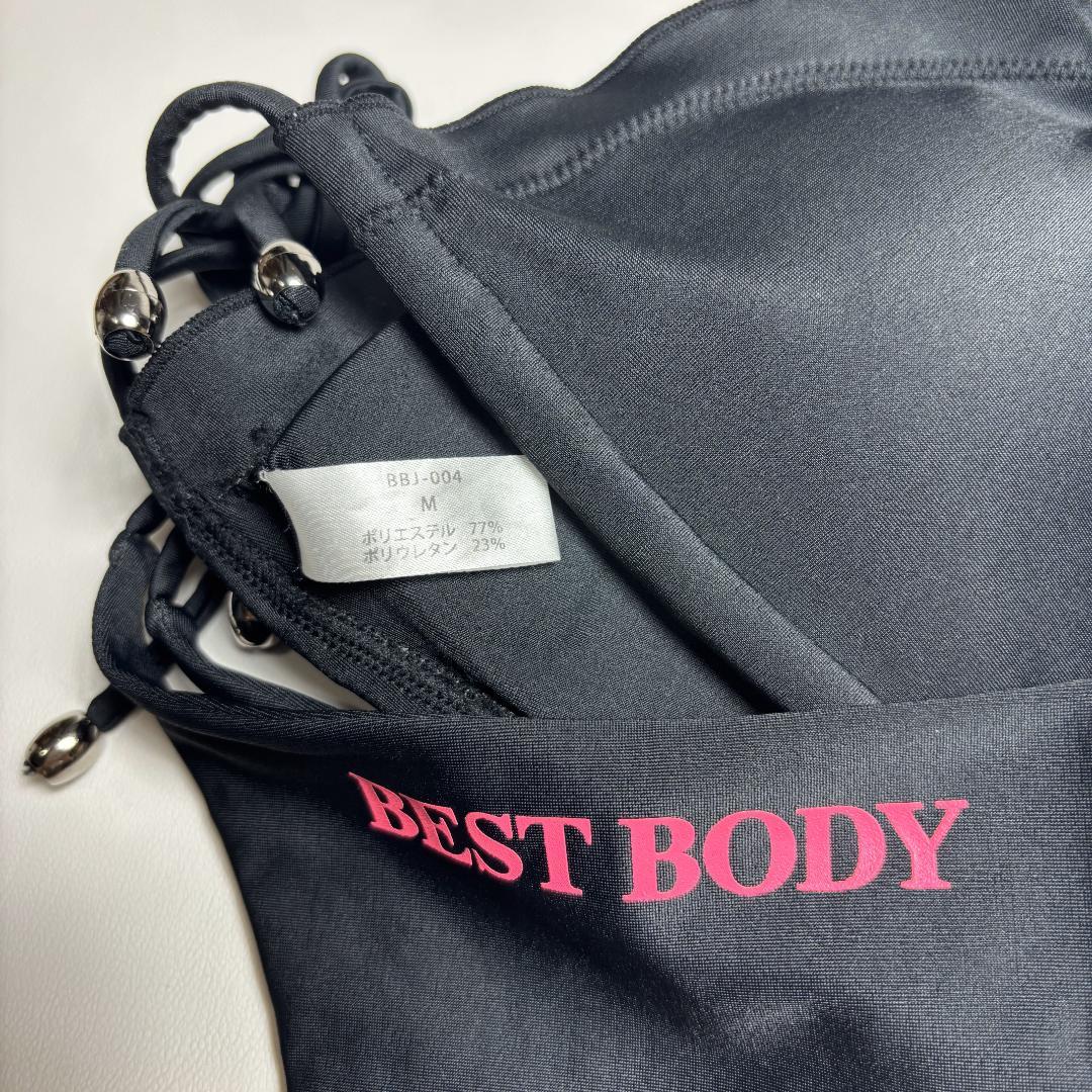 ベストボディジャパン公式決勝用ビキニ ブラック×ピンク Mサイズ