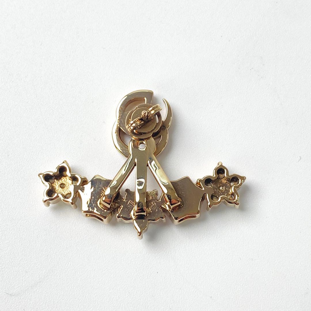 グッチ GUCCI GG ピアス シングル クリスタル.