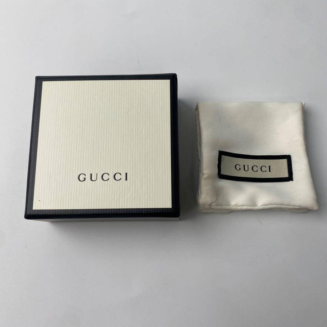 グッチ GUCCI GG ピアス シングル クリスタル.