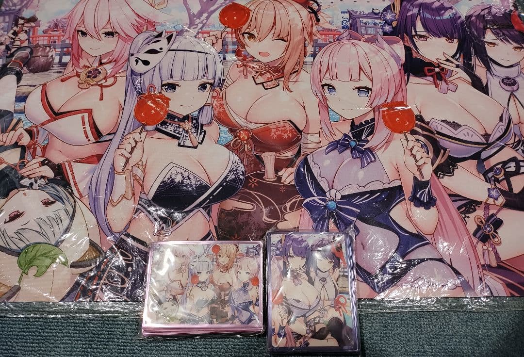 原神 集合 スリーブ プレマ プレイマット 白詰草