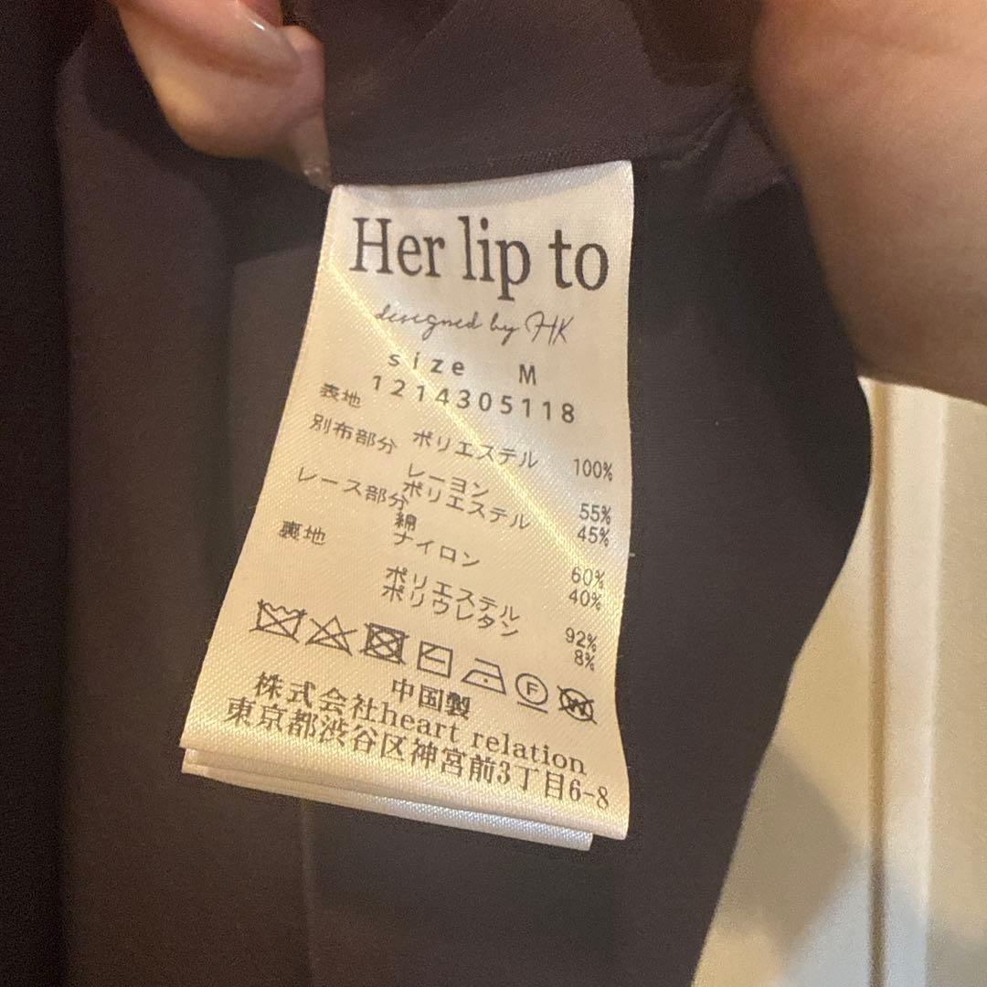 Herlipto 2021ホリデー la seine dress Mサイズ