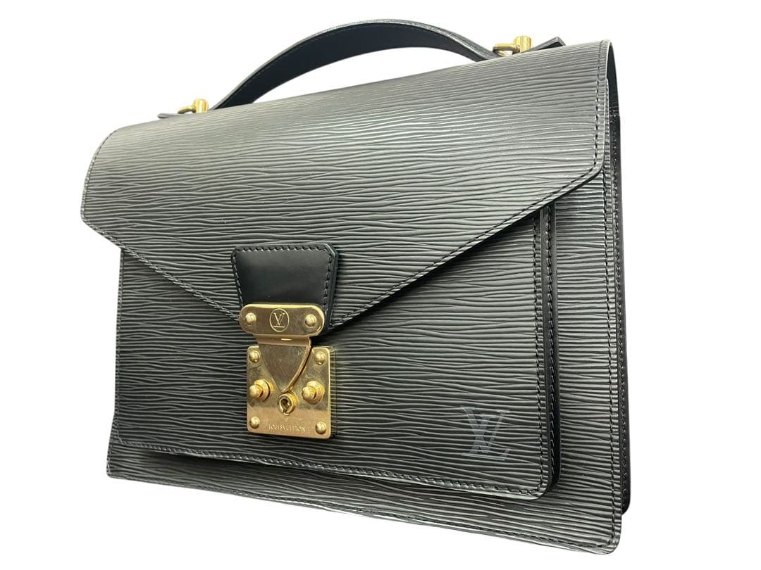 ヴィトン　エピ　モンソー　セカンドバッグ　クラッチ ハンドバック　M52122