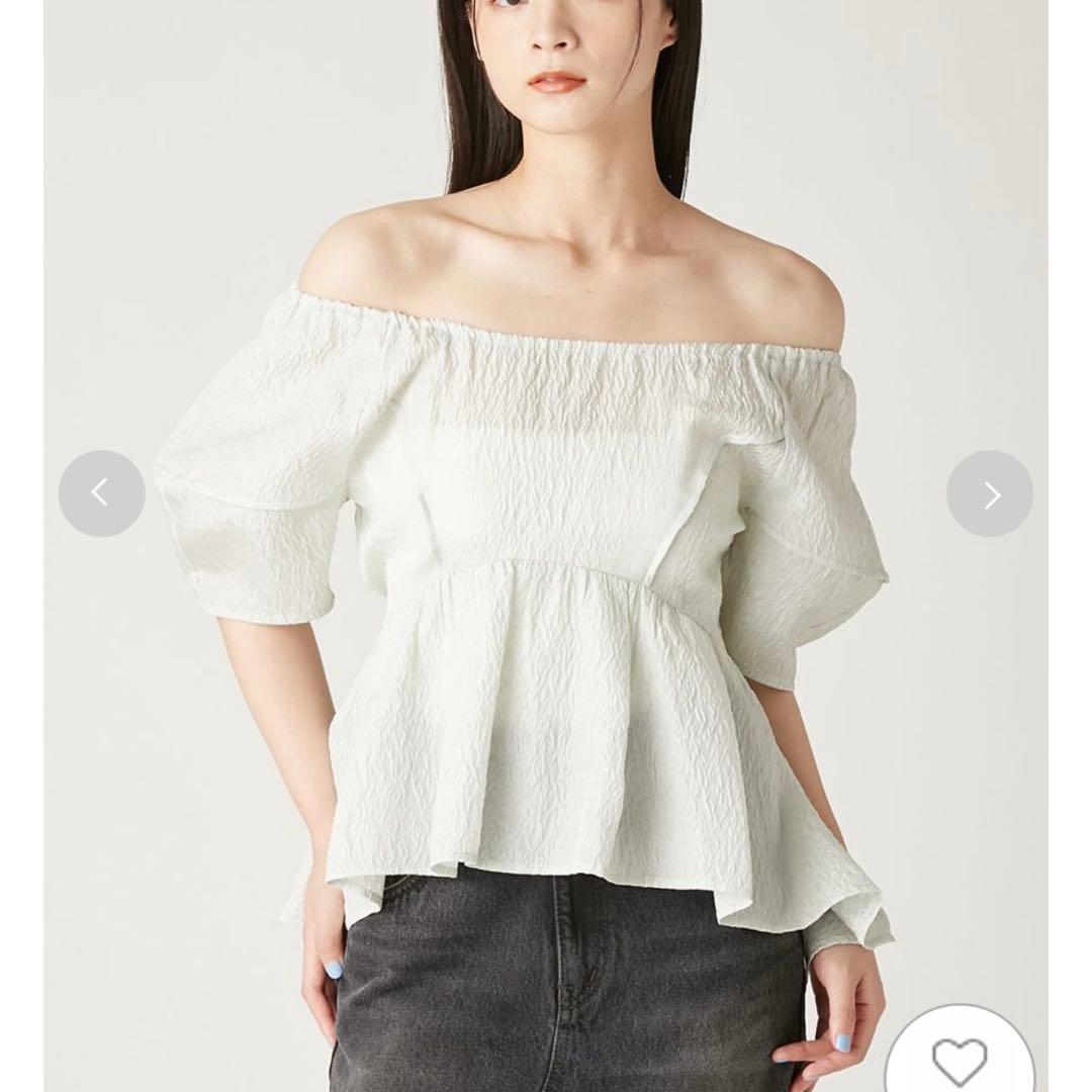 2way ペプラムパフチュニック