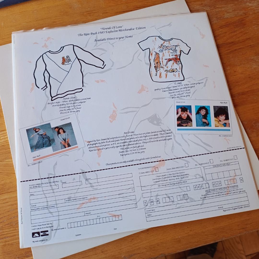 hounds of love(UK盤マト１チラシ入り）/kate bush