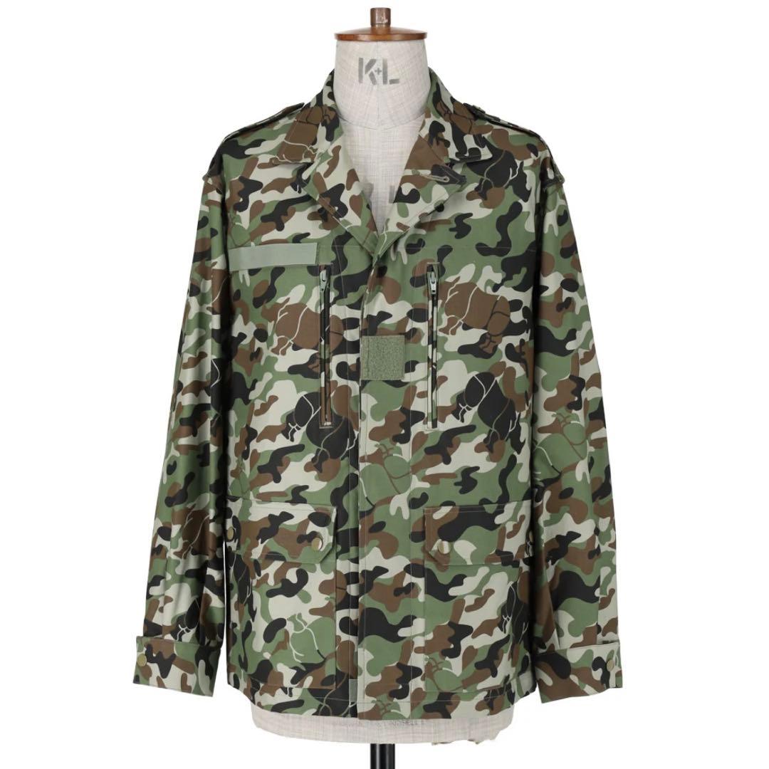 ク*ム様 【美品】scye ライノカモプリント ミリタリージャケット 38サイズ