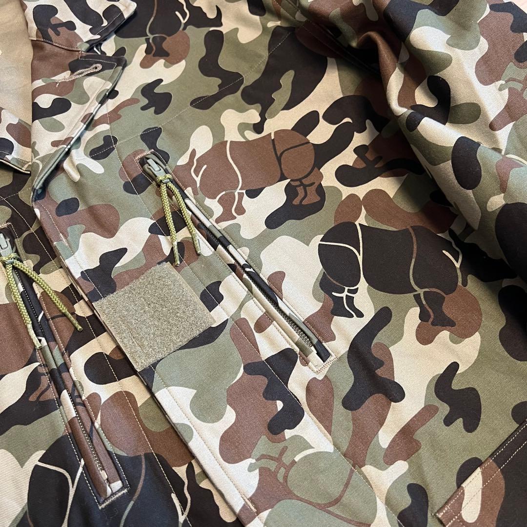 ク*ム様 【美品】scye ライノカモプリント ミリタリージャケット 38サイズ