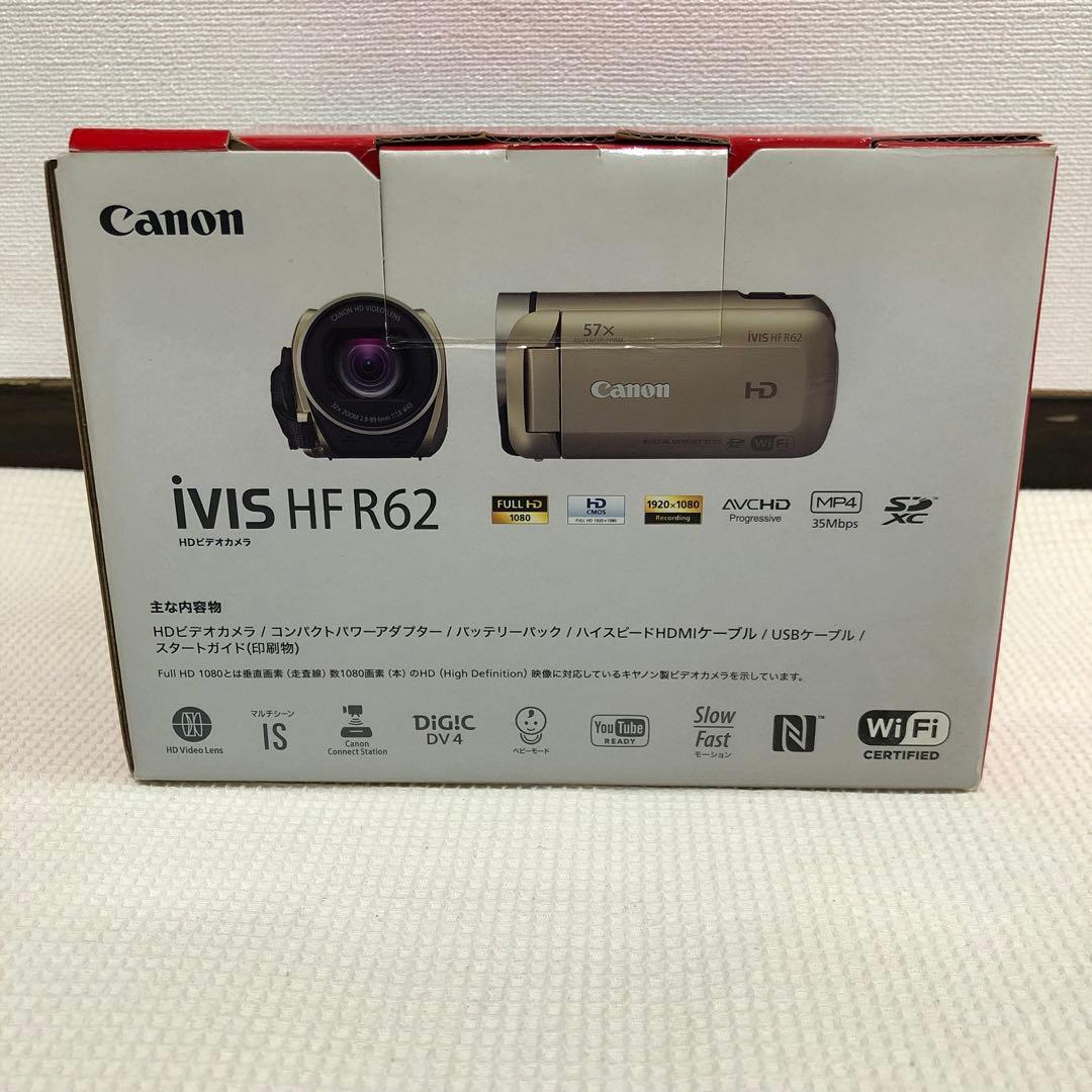 【美品】美品　Canon IVIS HF R62BR HDビデオカメラ