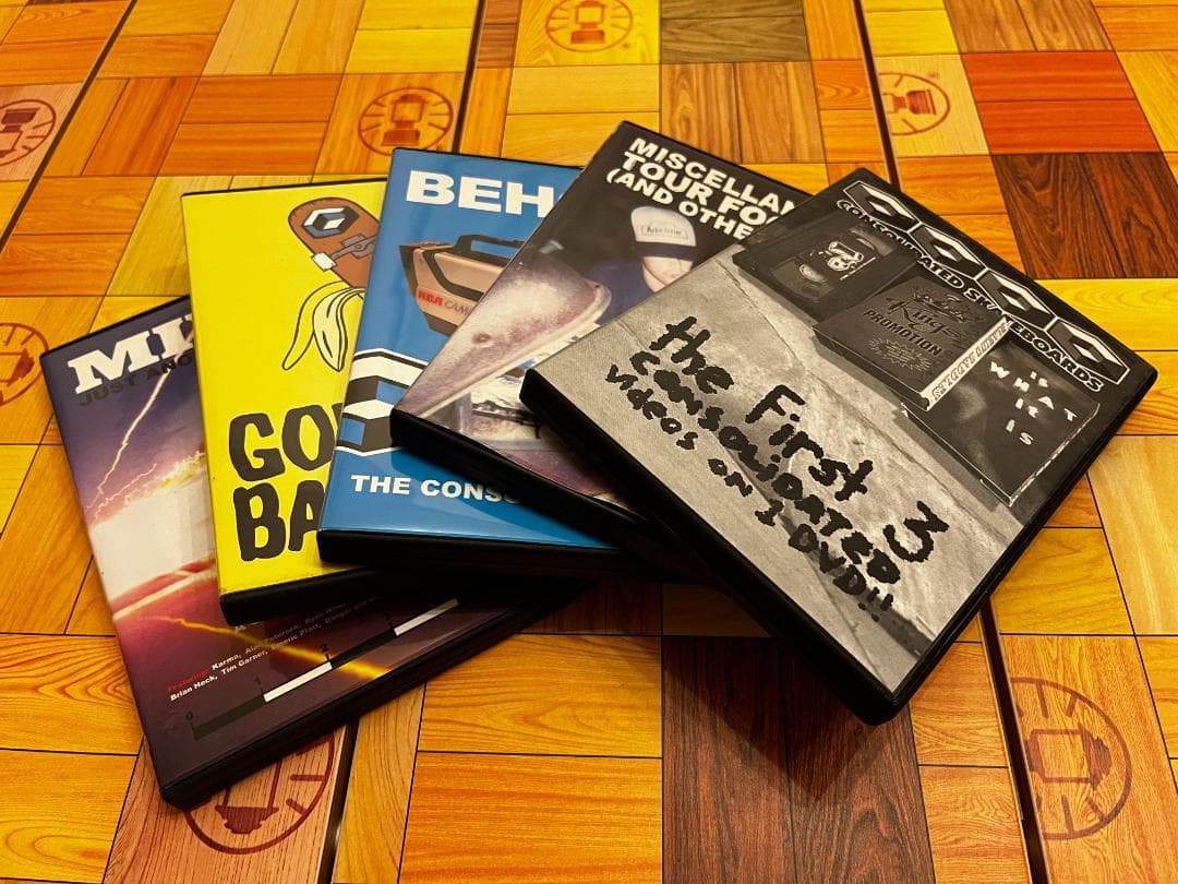 CONSOLIDATED SKATEBOARDS DVD 5枚セット