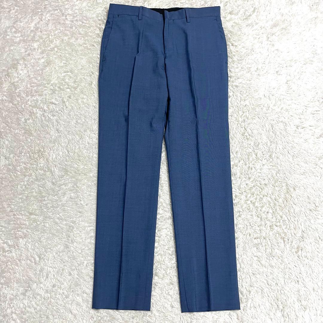 ✨極美品✨ユナイテッドアローズ レア色 セットアップスーツ 青 46サイズ M