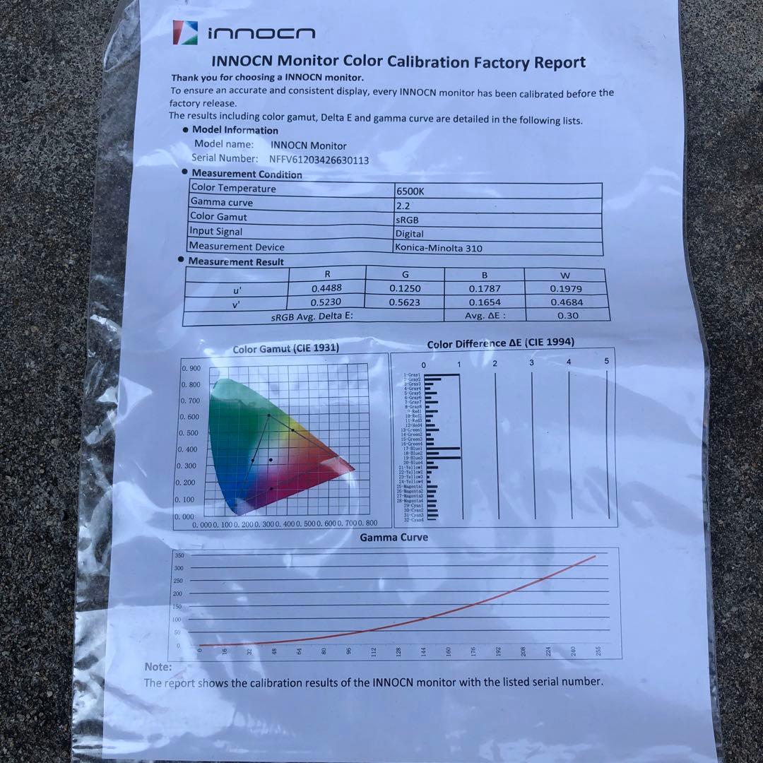 IINNOCN 40インチワイドモニター WR40 PRO 美品