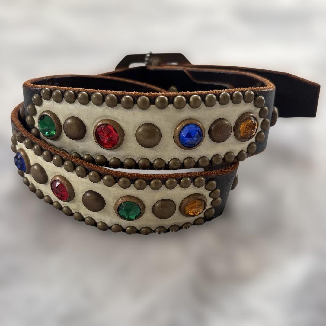 HTCスタッズカラーストーンベルト　新品未使用