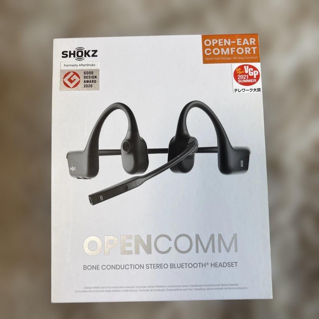 SHOKZ OPENCOMM 骨伝導ヘッドセット