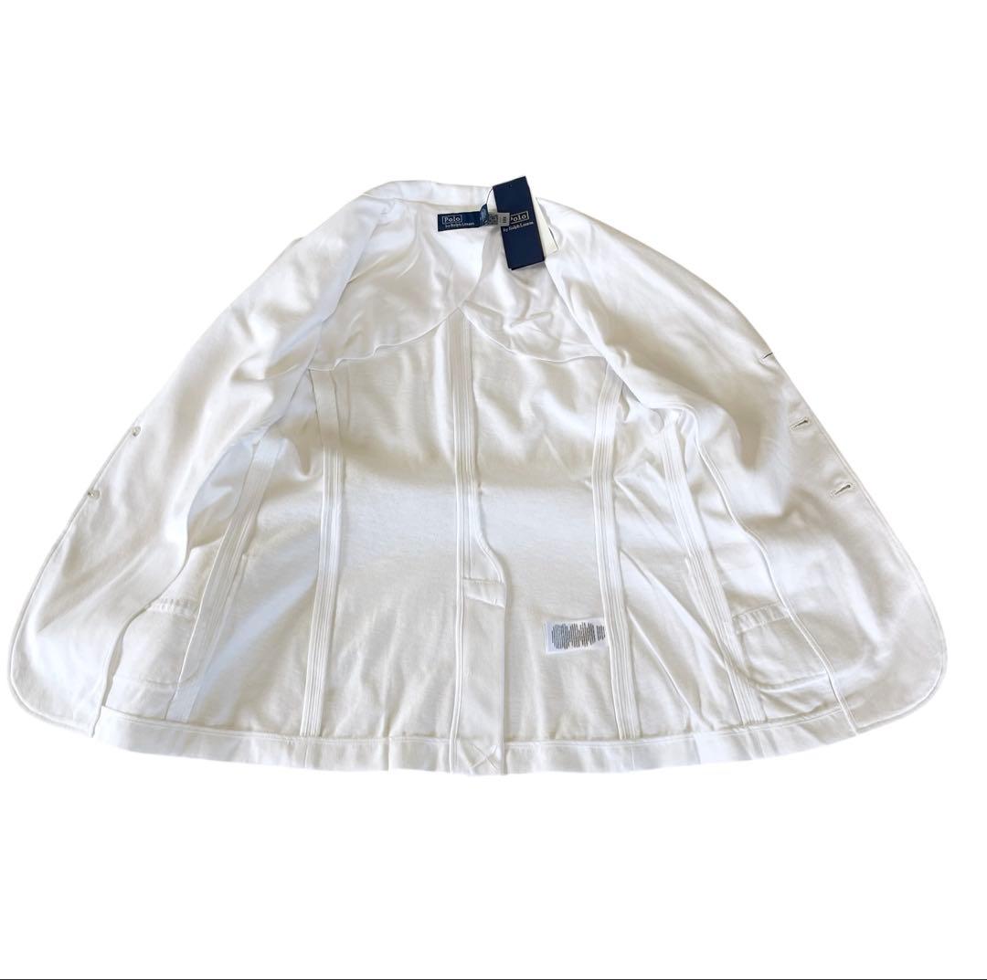 2025新作⭐︎新品タグ付⭐︎ラルフローレン⭐︎ロゴクレストコットンジャージーブレザー