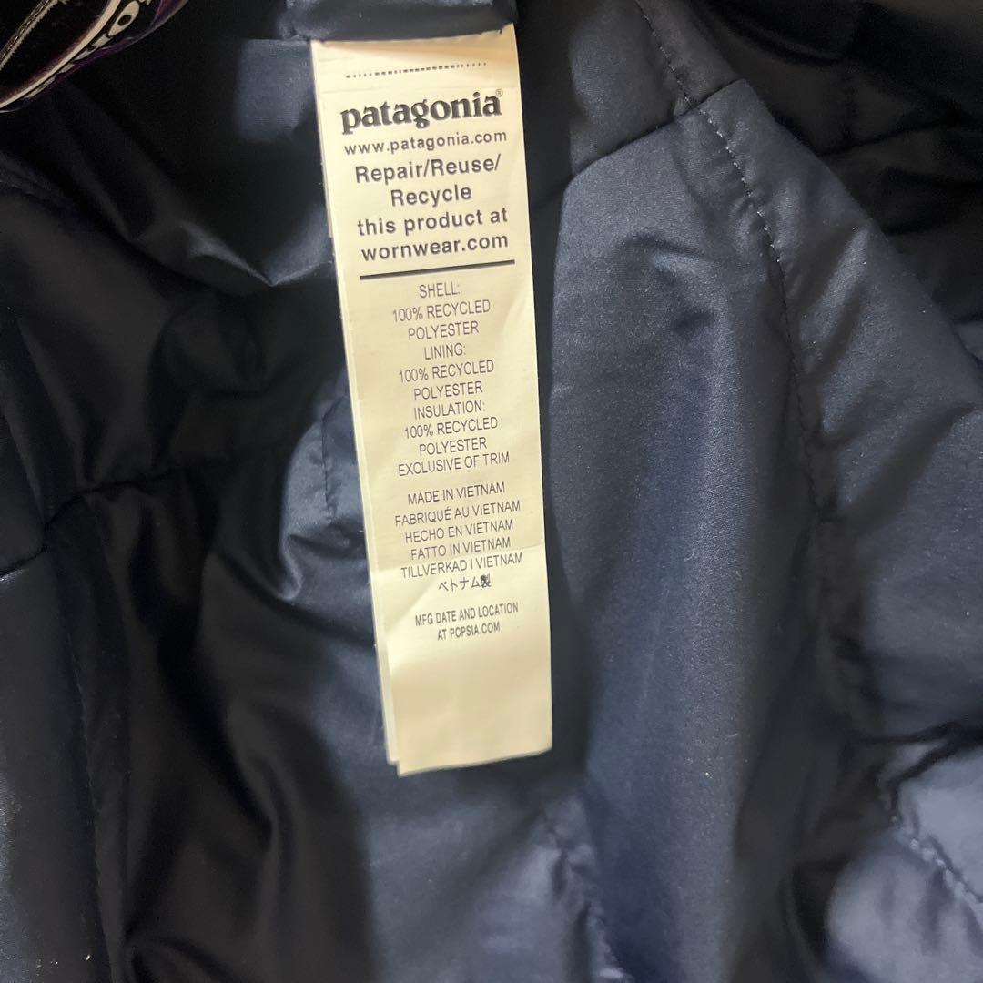 パタゴニア 23AW キッズリバーシブルレディフレディフーディ XXL 紺