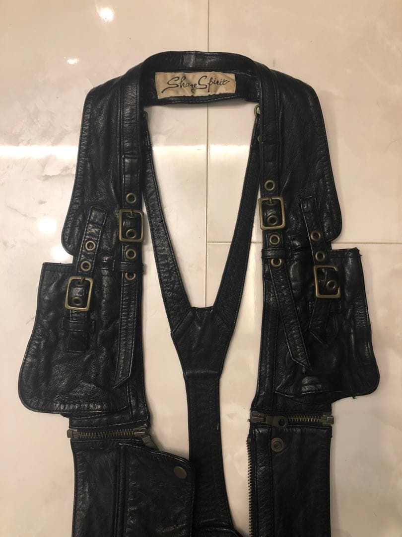 SHARE SPIRIT レザー　ベスト