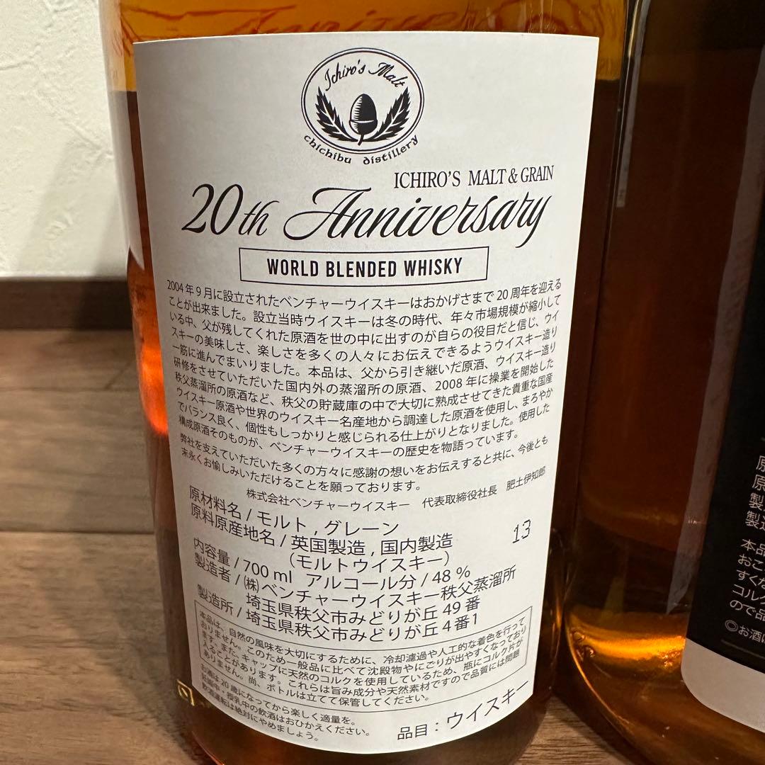 イチローズモルト 20周年 MWR クラシカル 3本セット