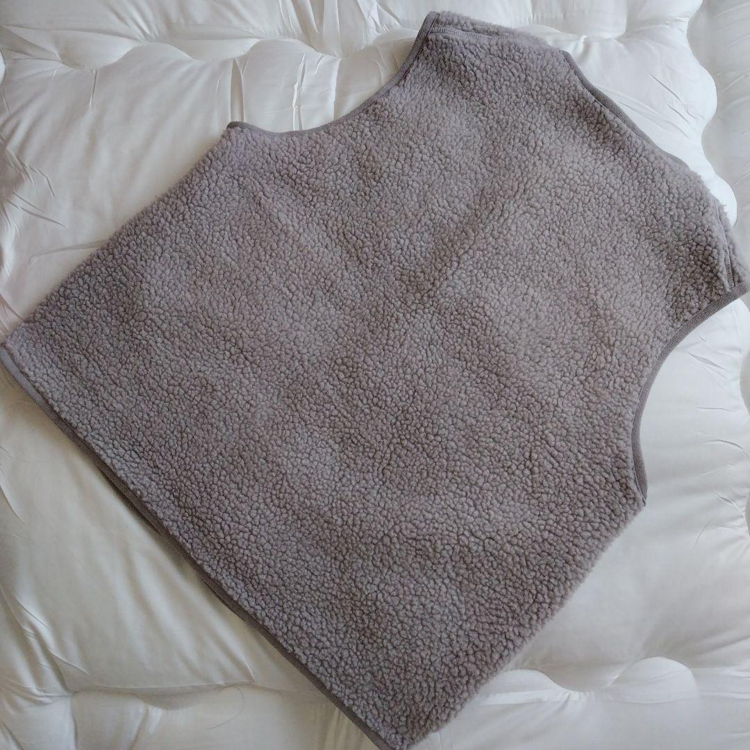 ［最終値下げ］Vincent Mirielle ボアベスト グレー 新品タグ付き