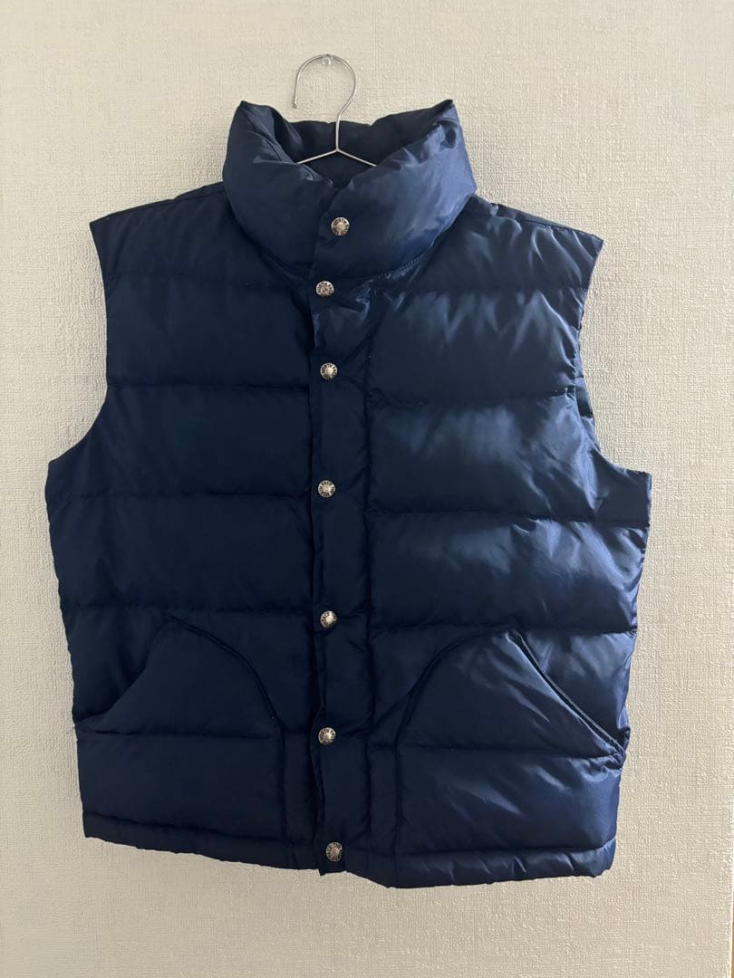 80s ノースフェイス NORTHFACE ダウンベスト 茶タグ