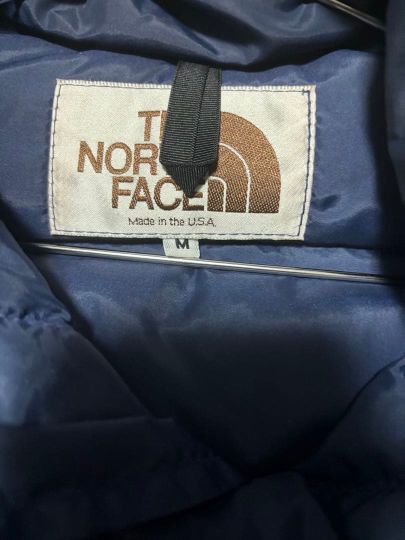 80s ノースフェイス NORTHFACE ダウンベスト 茶タグ