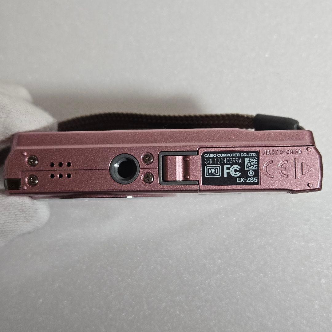 【美品】CASIO EXILIM EX-ZS5 ピンク 簡易動作確認済