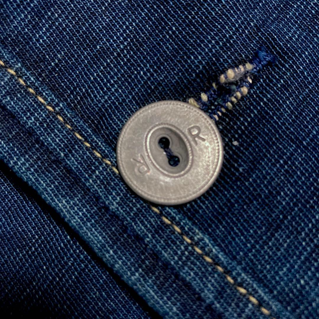 【美品】45Rでこぼこ天竺の908クロスビーオール(インディゴ) サイズ3