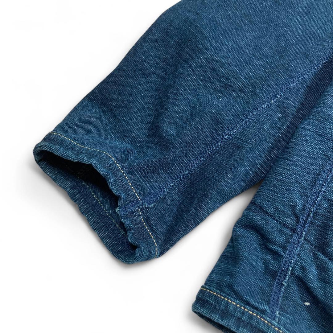 【美品】45Rでこぼこ天竺の908クロスビーオール(インディゴ) サイズ3