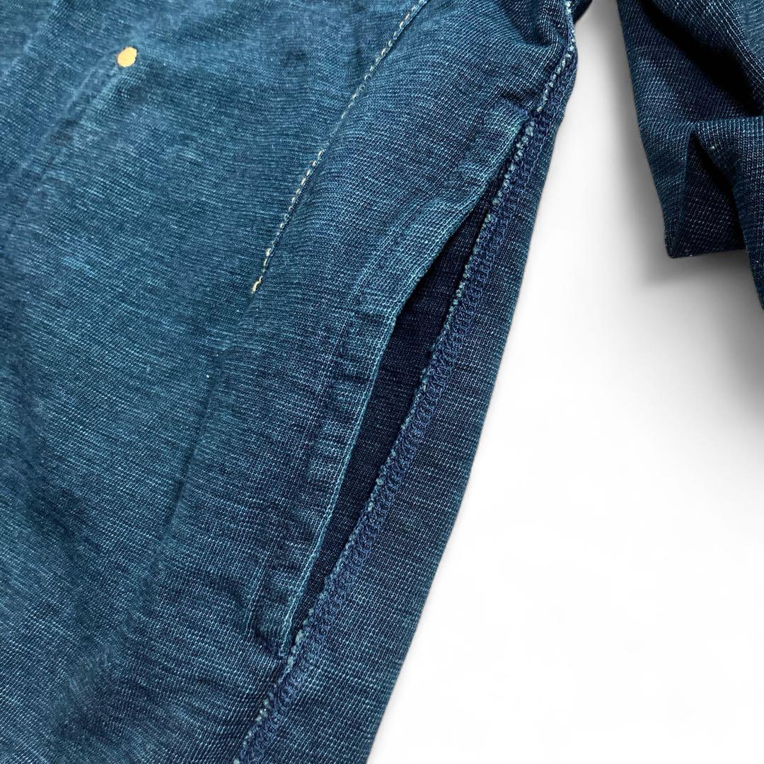 【美品】45Rでこぼこ天竺の908クロスビーオール(インディゴ) サイズ3