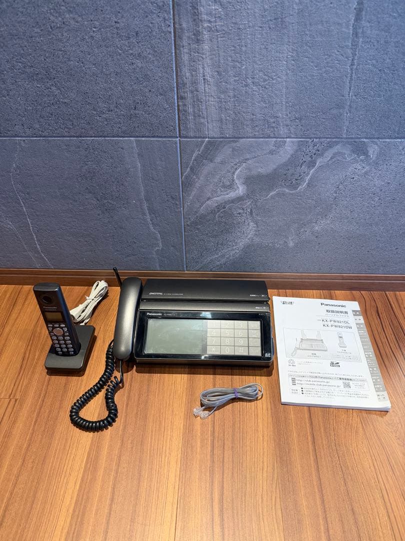 パナソニック おたっくす 子機1台付き ブラック KX-PW821DL-K