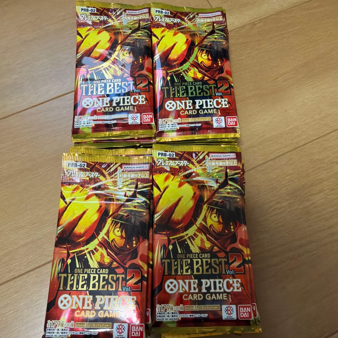 ワンピースカードゲーム ザベスト 2 サーチ済み　38パック　THE BEST2