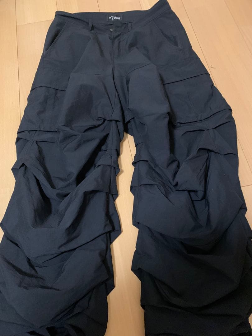 AMNJX 27circus カーゴパンツ ブラック