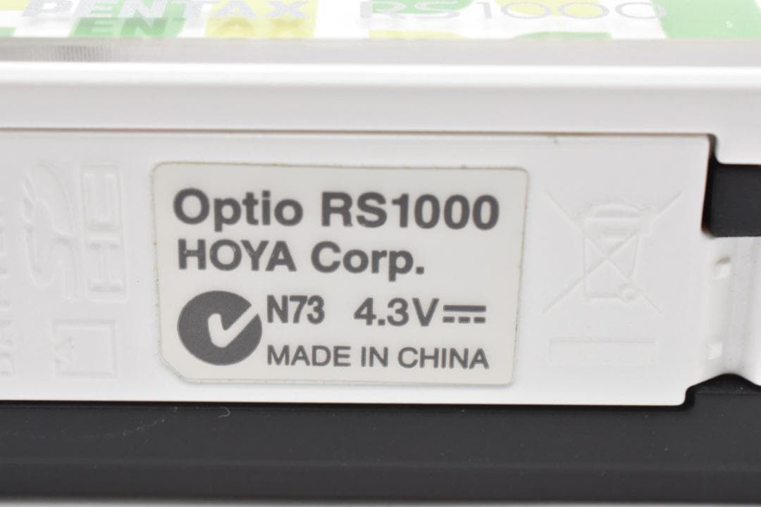 【美品】PENTAX ペンタックス Optio RS1000