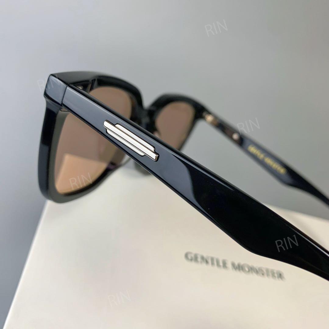 GENTLE MONSTER ブラックスクエアサングラス LILIT 茶色