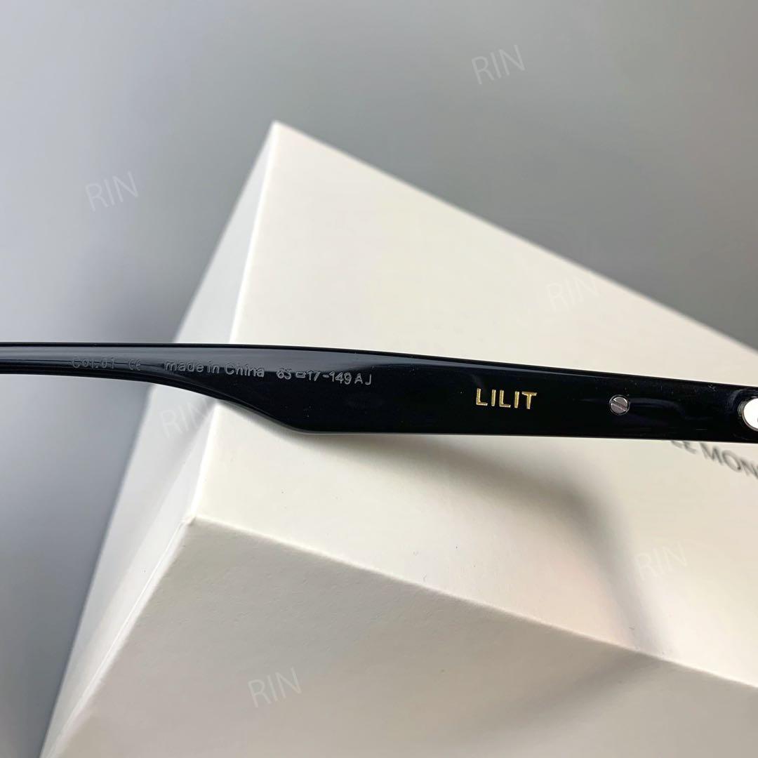 GENTLE MONSTER ブラックスクエアサングラス LILIT 茶色